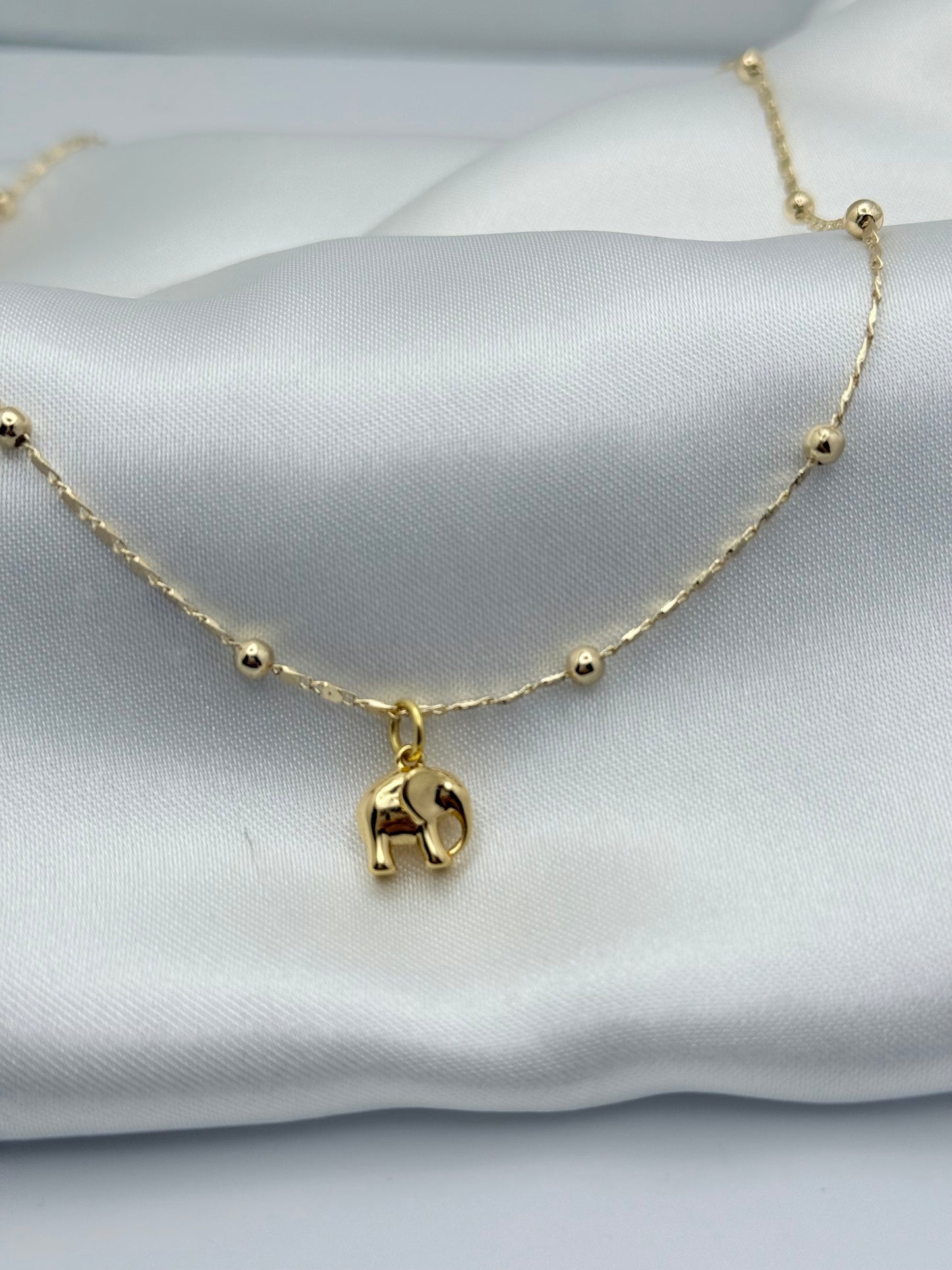 Baby Elephant Necklace – 18K Gold Plated