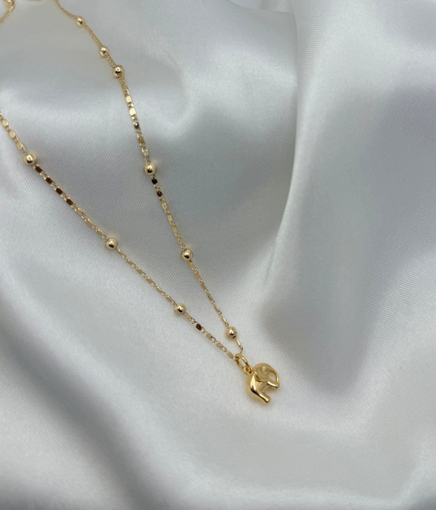 Baby Elephant Necklace – 18K Gold Plated