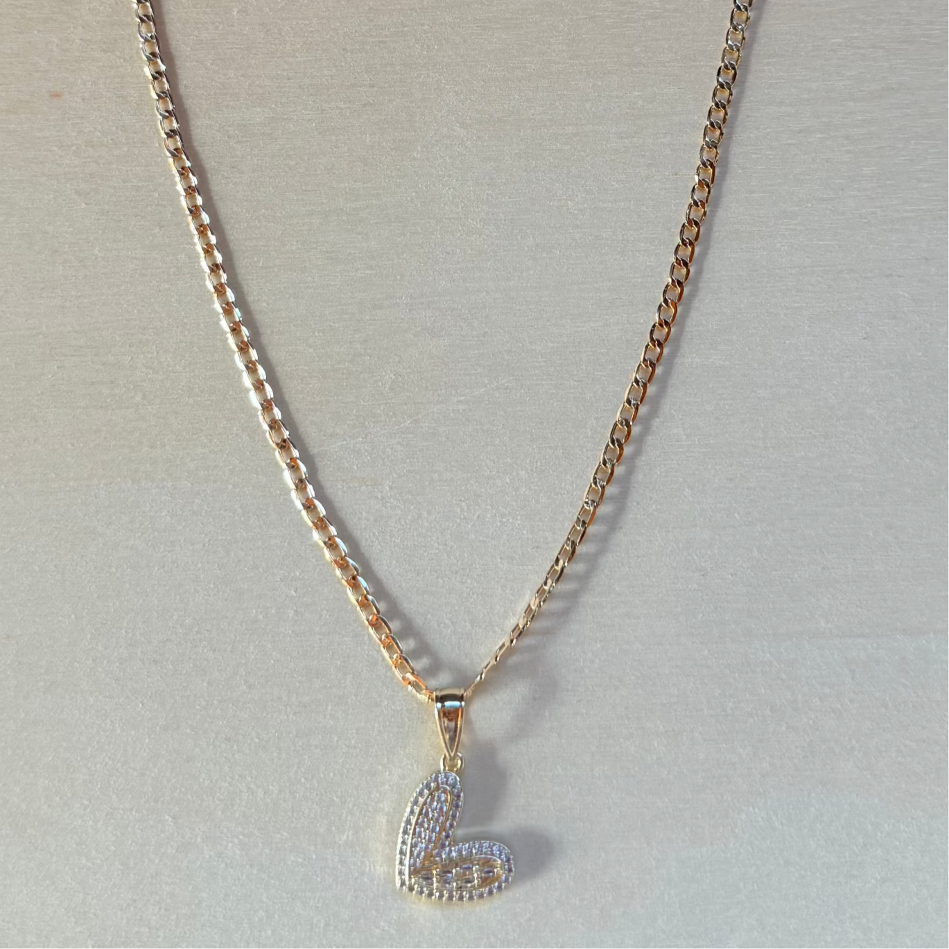 18k Soft Echo Heart Pendant Necklace