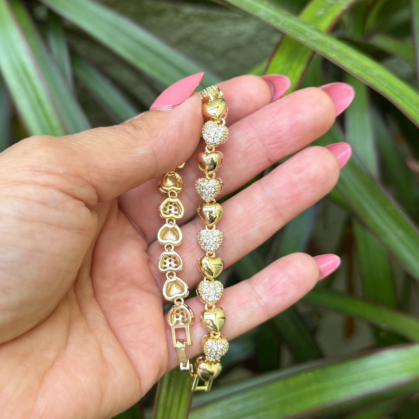 Heart Glow Bracelet 18k Gold Plated