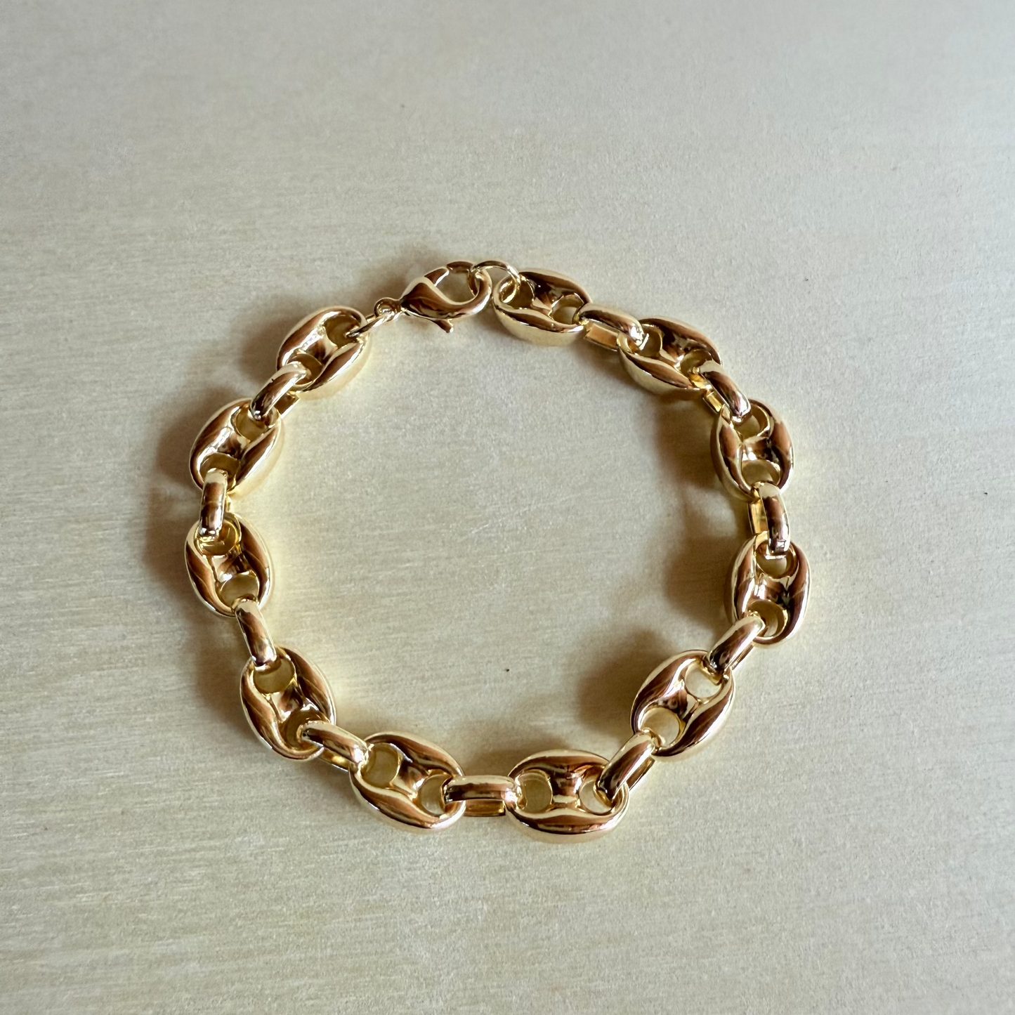 Porto Links Bracelet 18k Gold