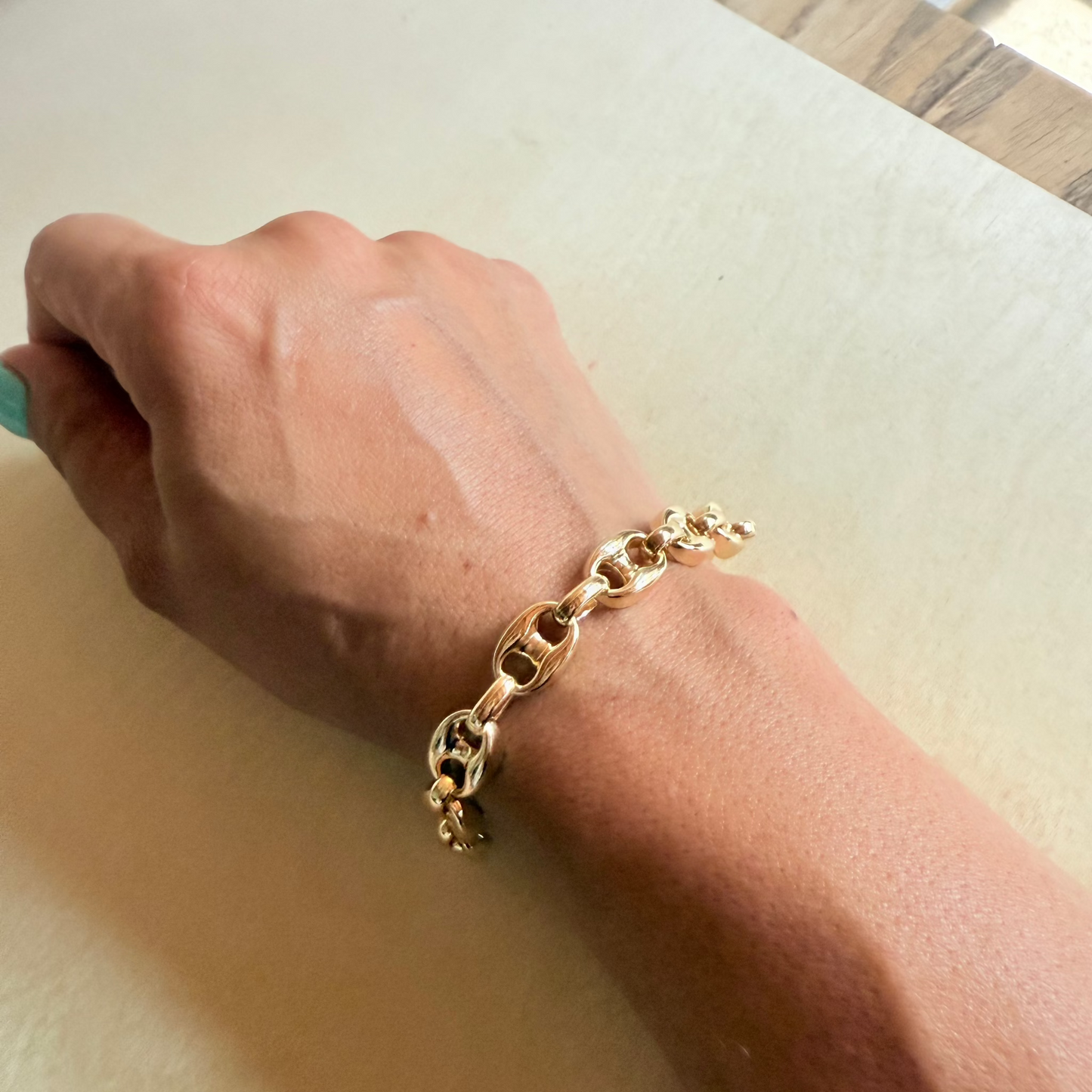 Porto Links Bracelet 18k Gold