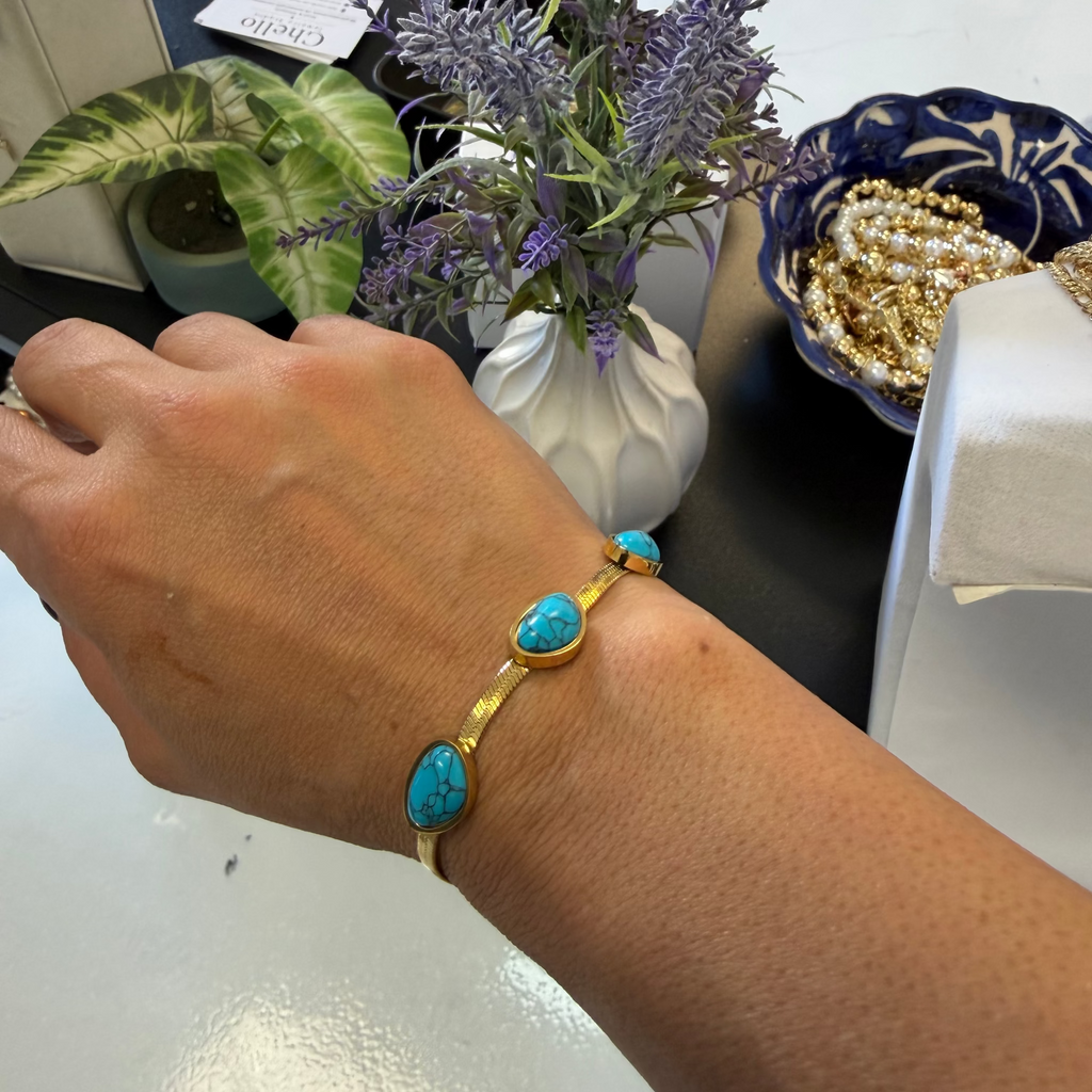 Turquoise Pebbles Bracelet