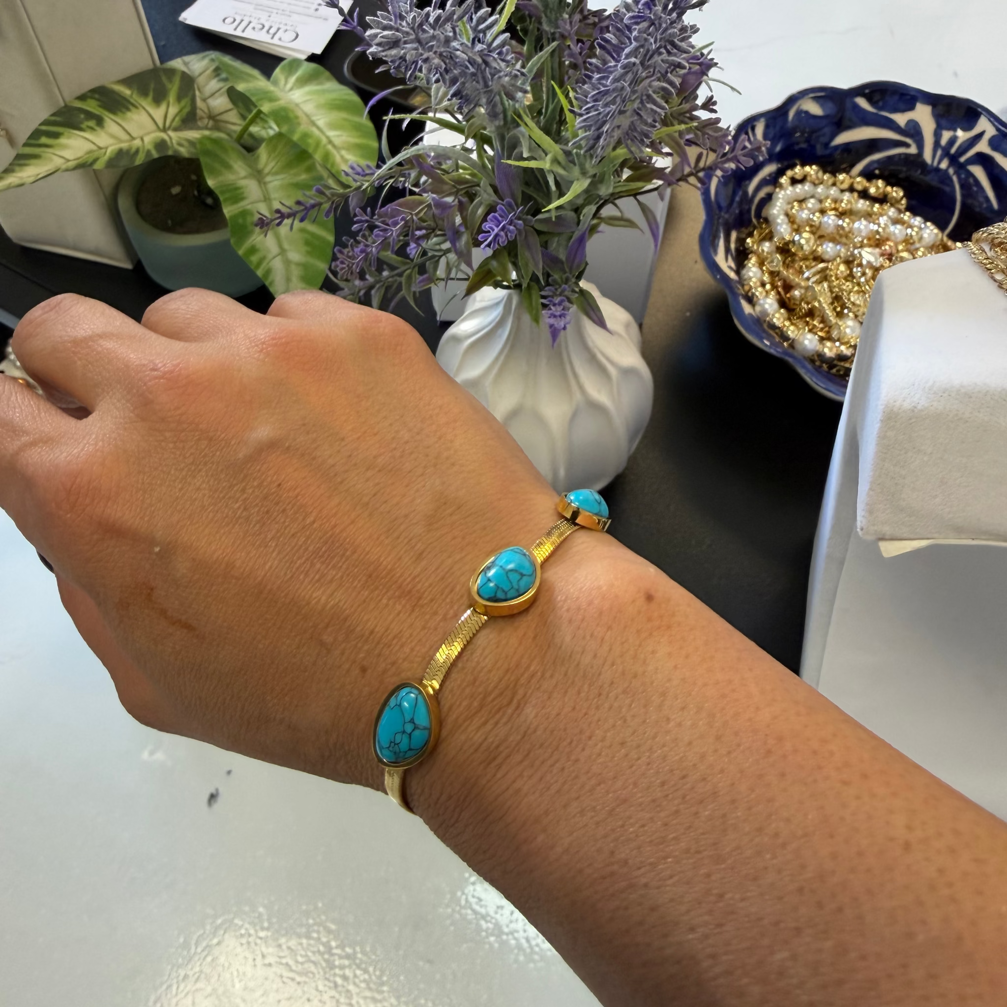 Turquoise Pebbles Bracelet