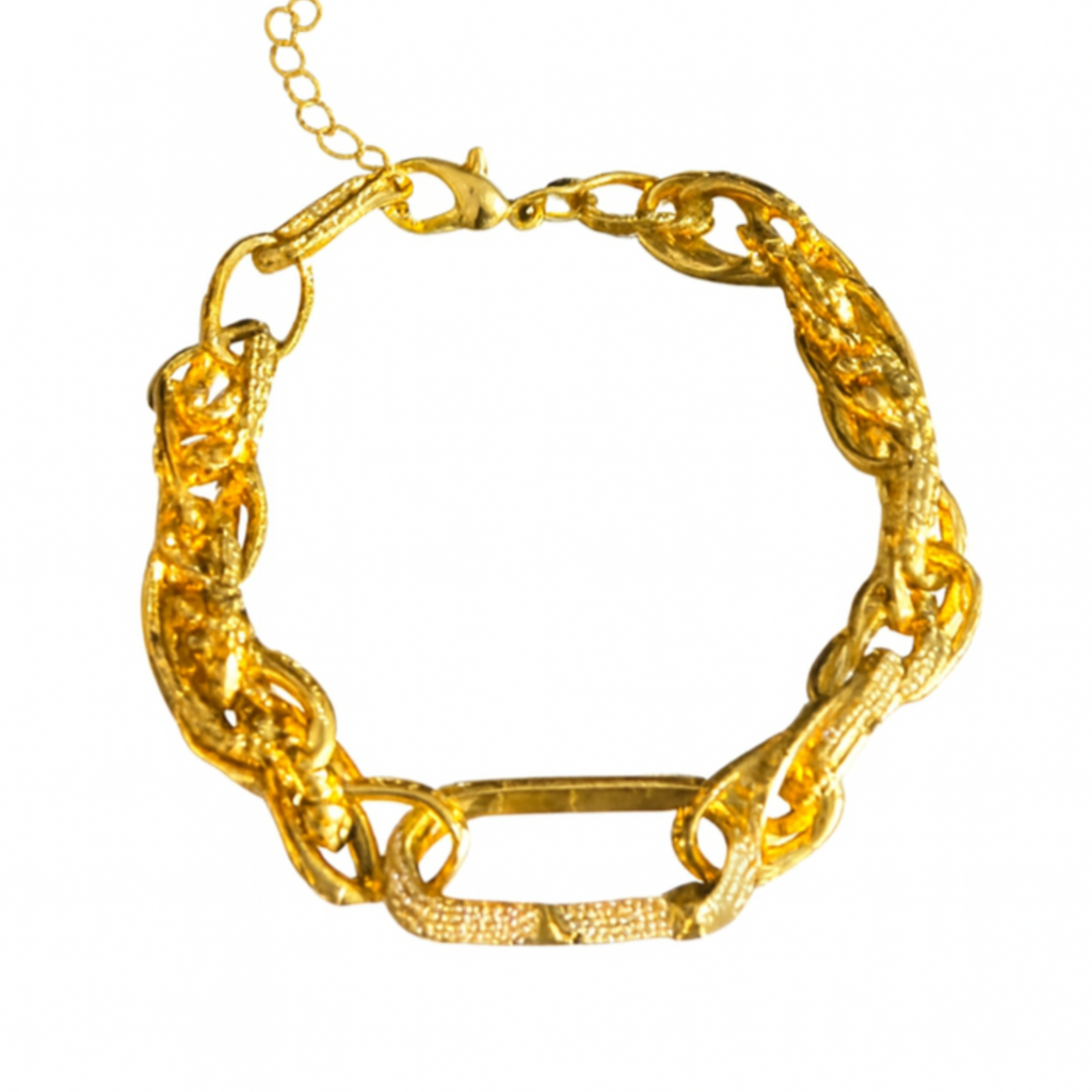 Zirconia Link  Bracelet