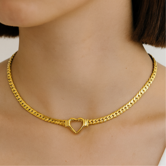 18k Eternal Love Heart Necklace