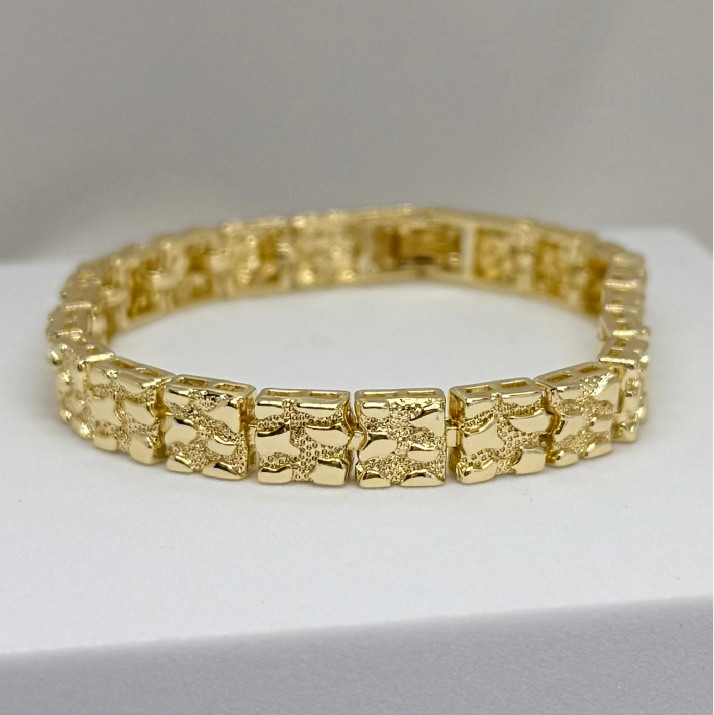 The Orion Nugget Bracelet 18k Gold Plated