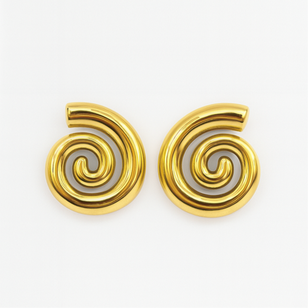 Aura Spiral Earrings