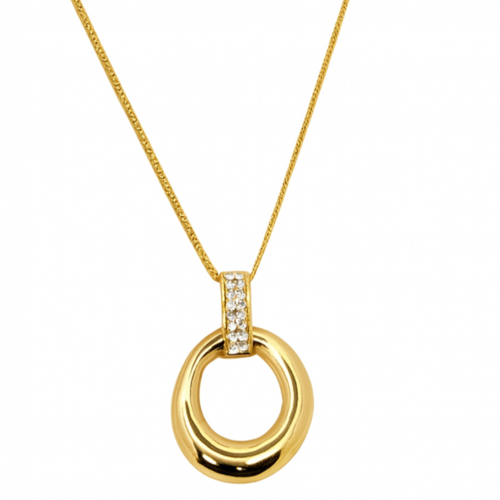 Radiant Halo  Necklace