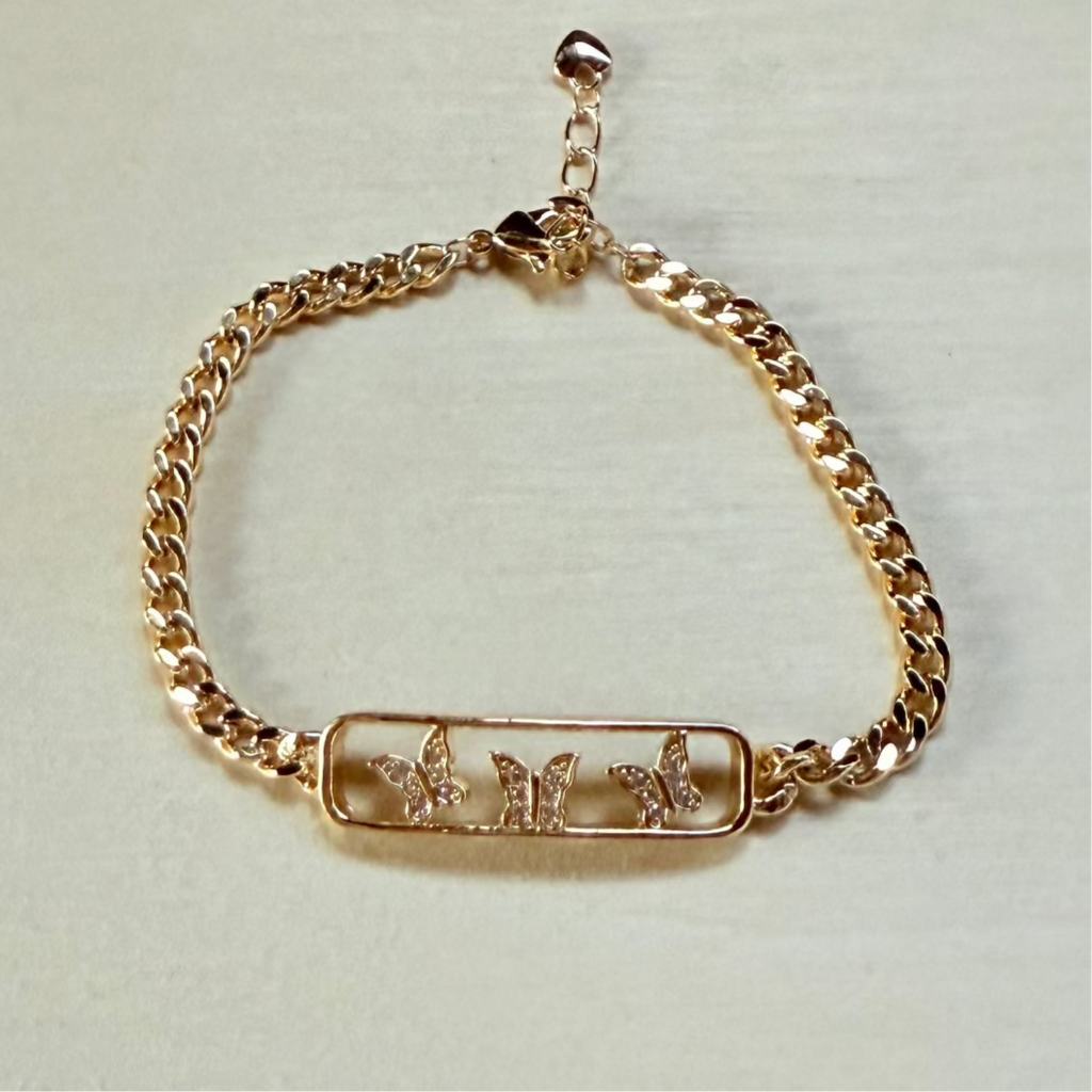 Butterfly  Bracelet 18k Gold - Plated