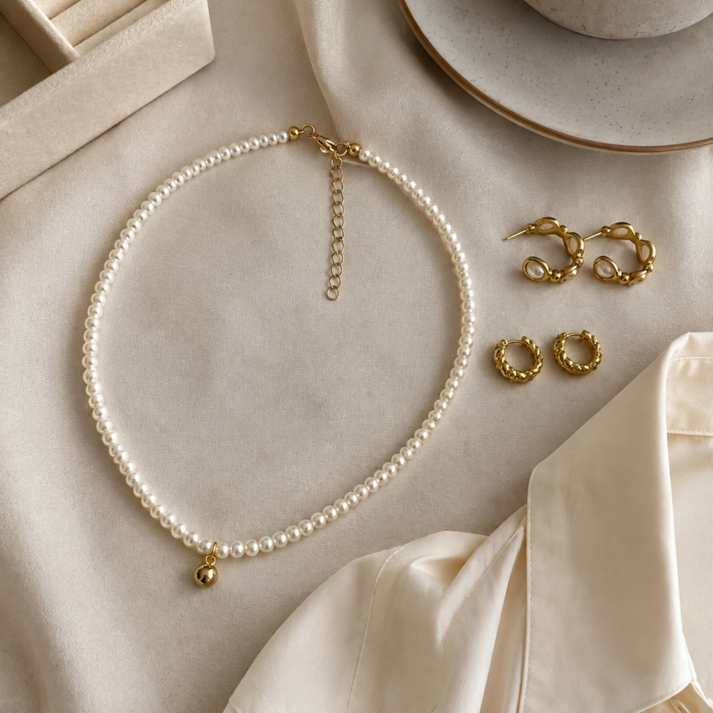 Every day wear pearl necklace