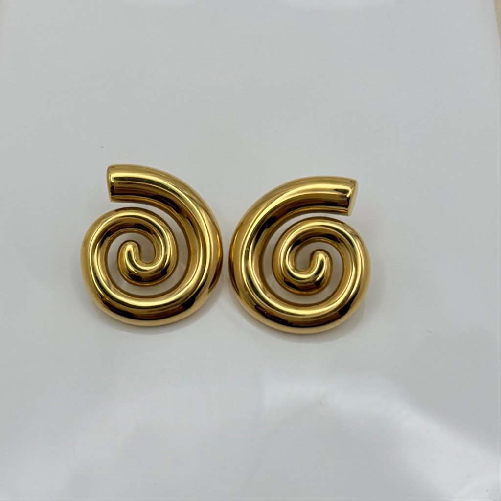 Aura Spiral Earrings