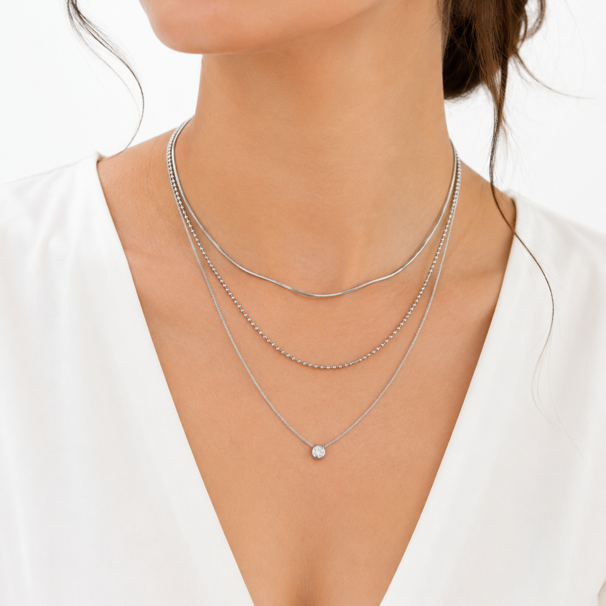Delicate multi layers necklace 