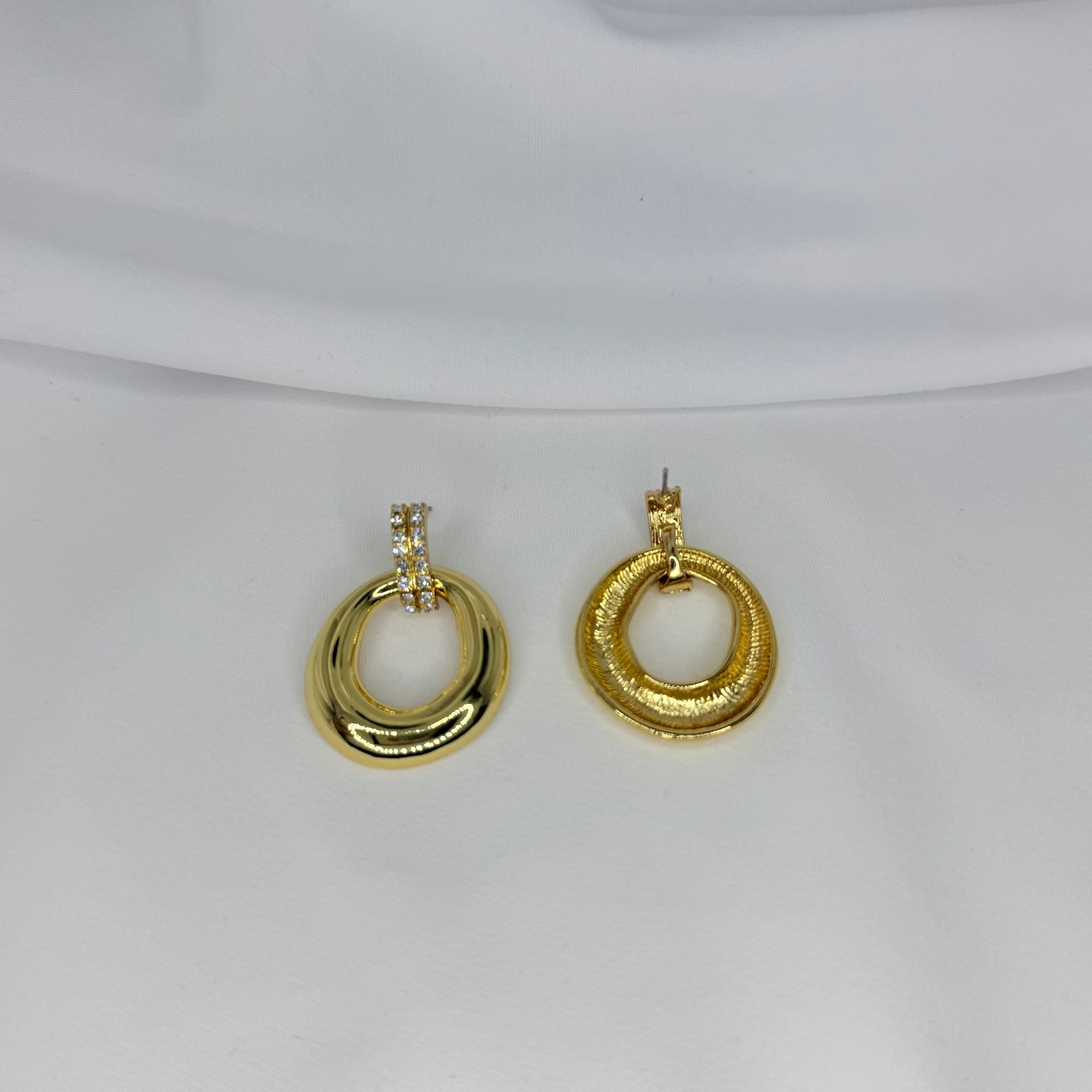 Eternal Oval Drops Earrings