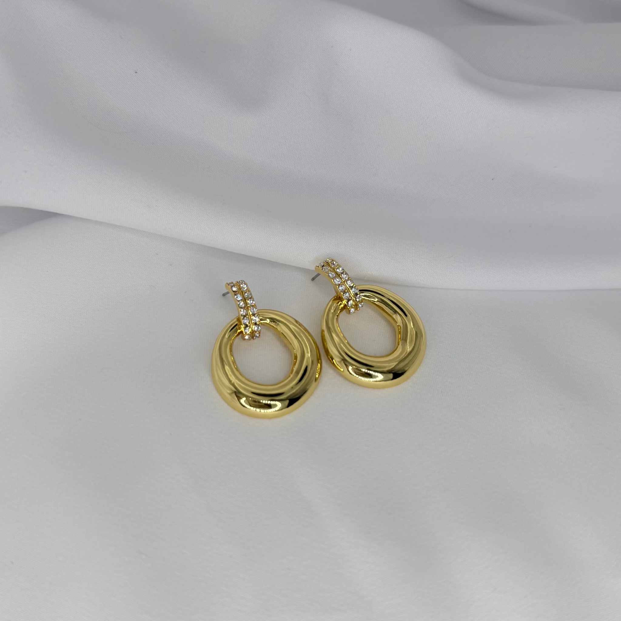 Eternal Oval Drops Earrings