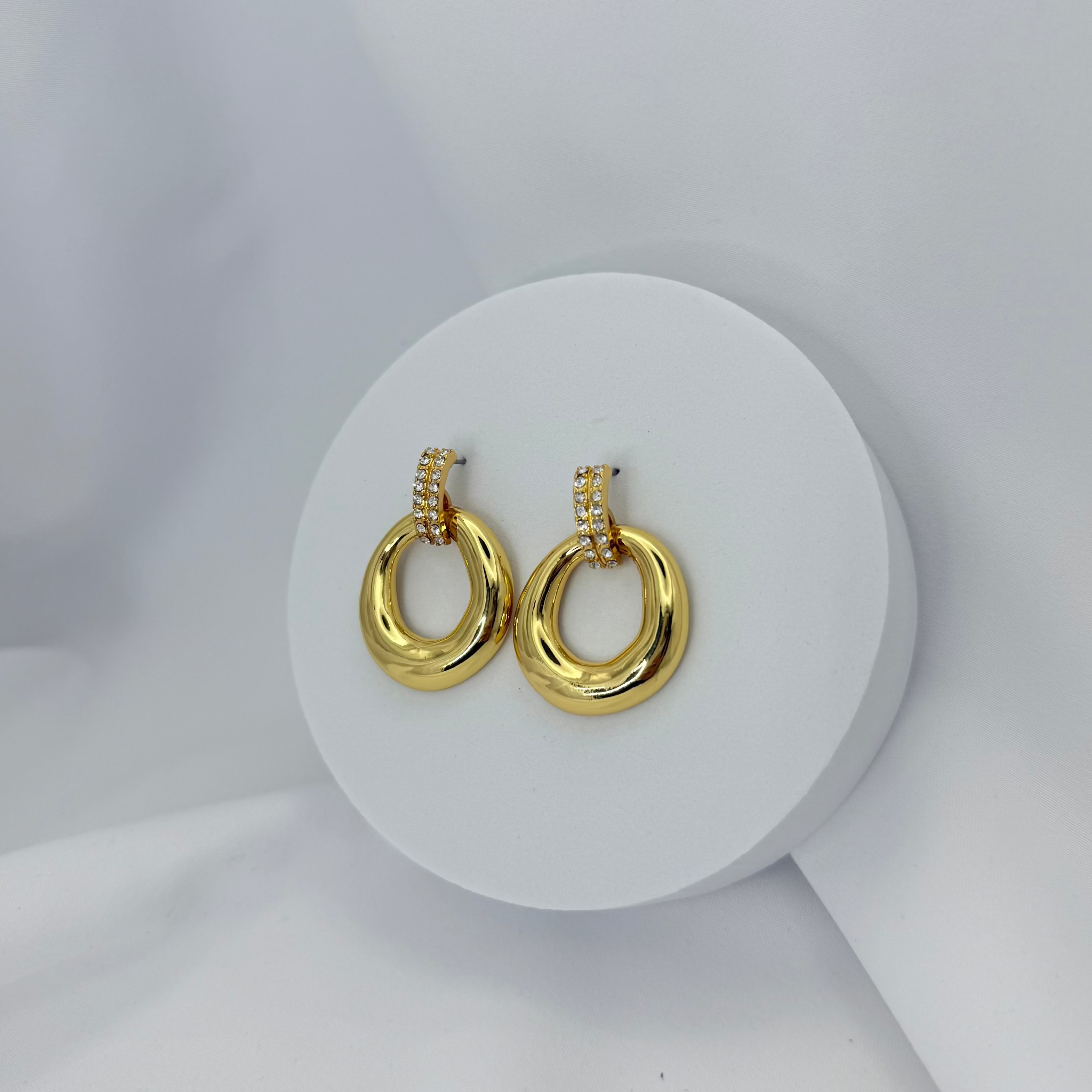 Eternal Oval Drops Earrings