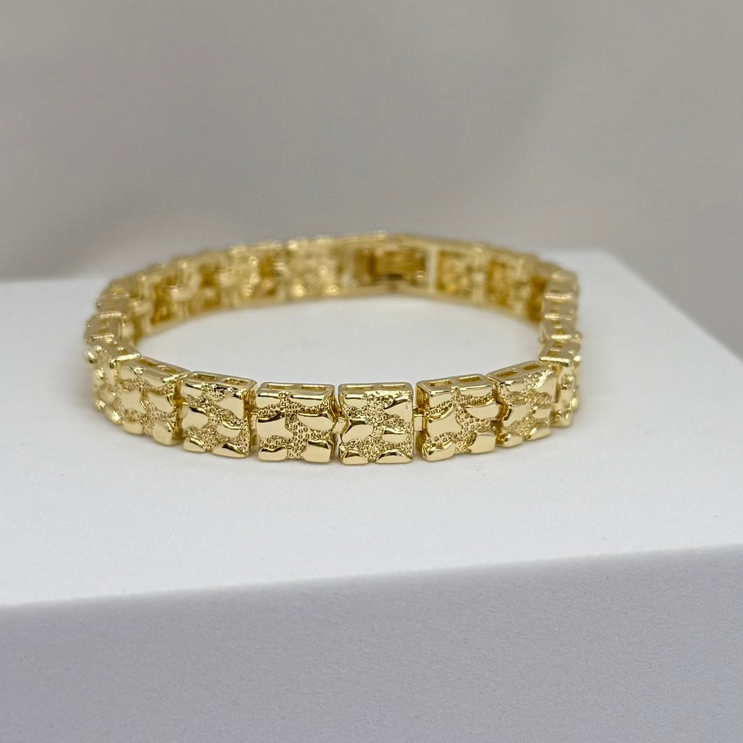 The Orion Nugget Bracelet 18k Gold Plated