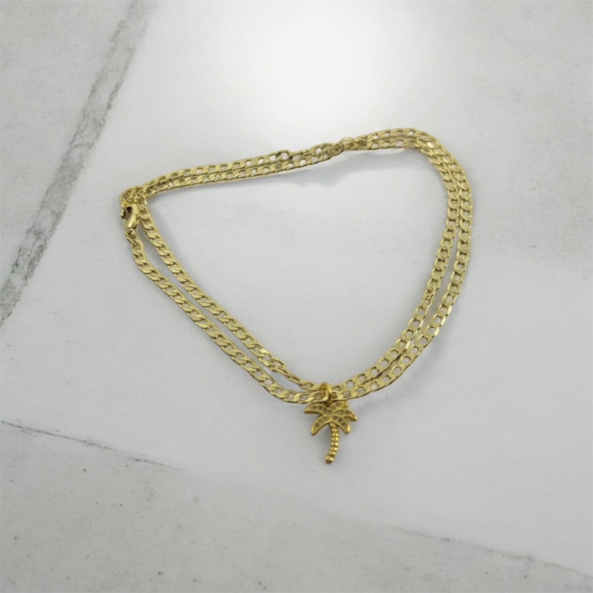 Palm Charmy Anklet