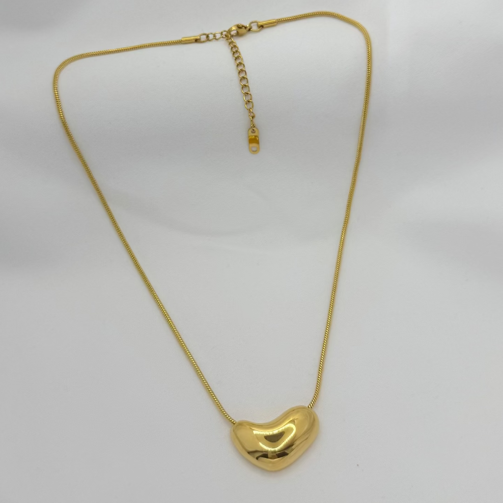 Melted Heart Necklace