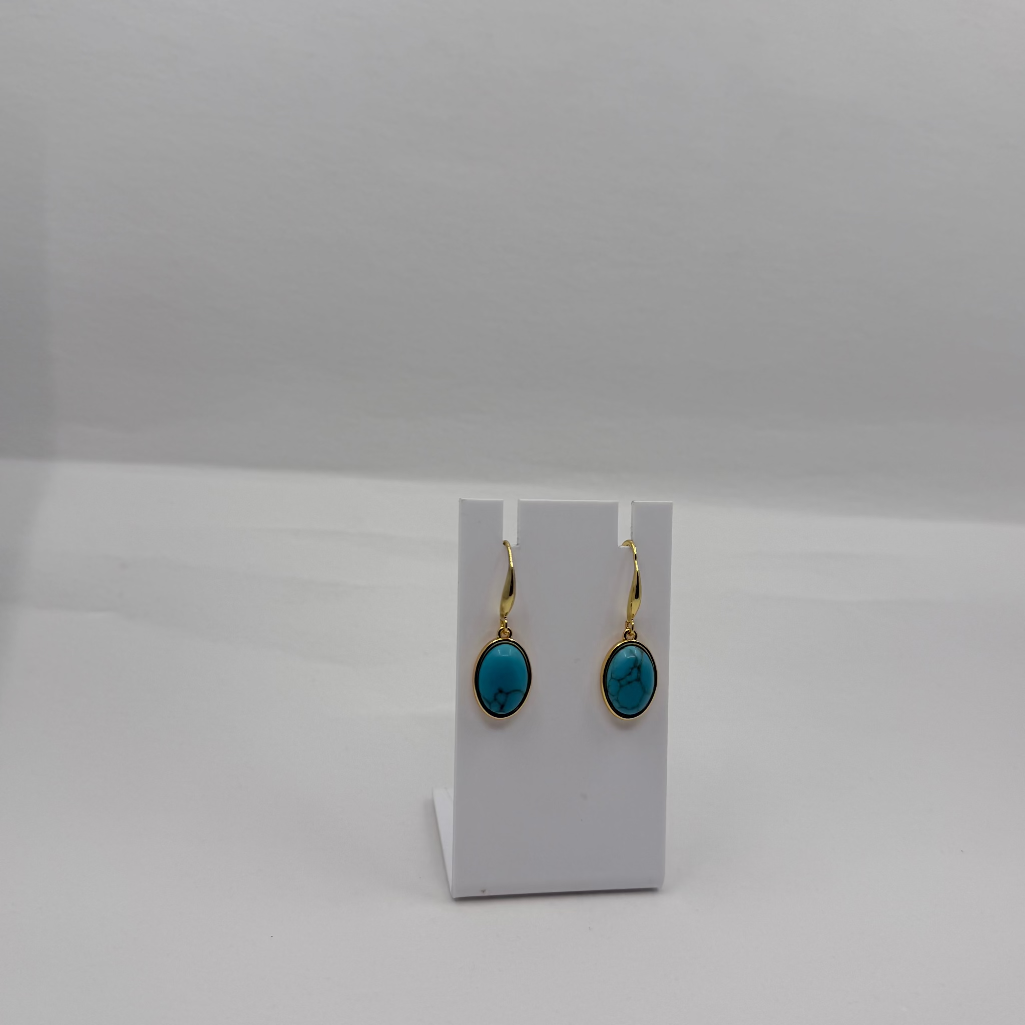 Gemstone Drop Earrings
