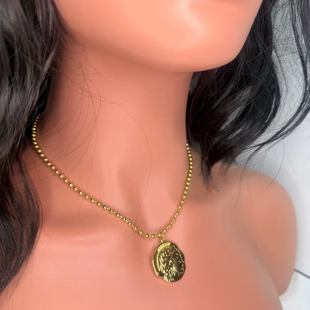 Athena Coin Necklace