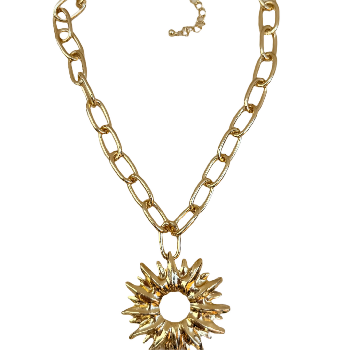 Golden Solstice Necklace 18k Gold Plated