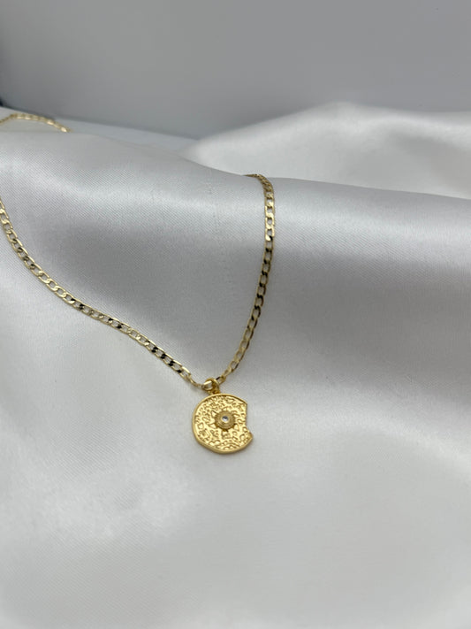 Hammered Coin Necklace