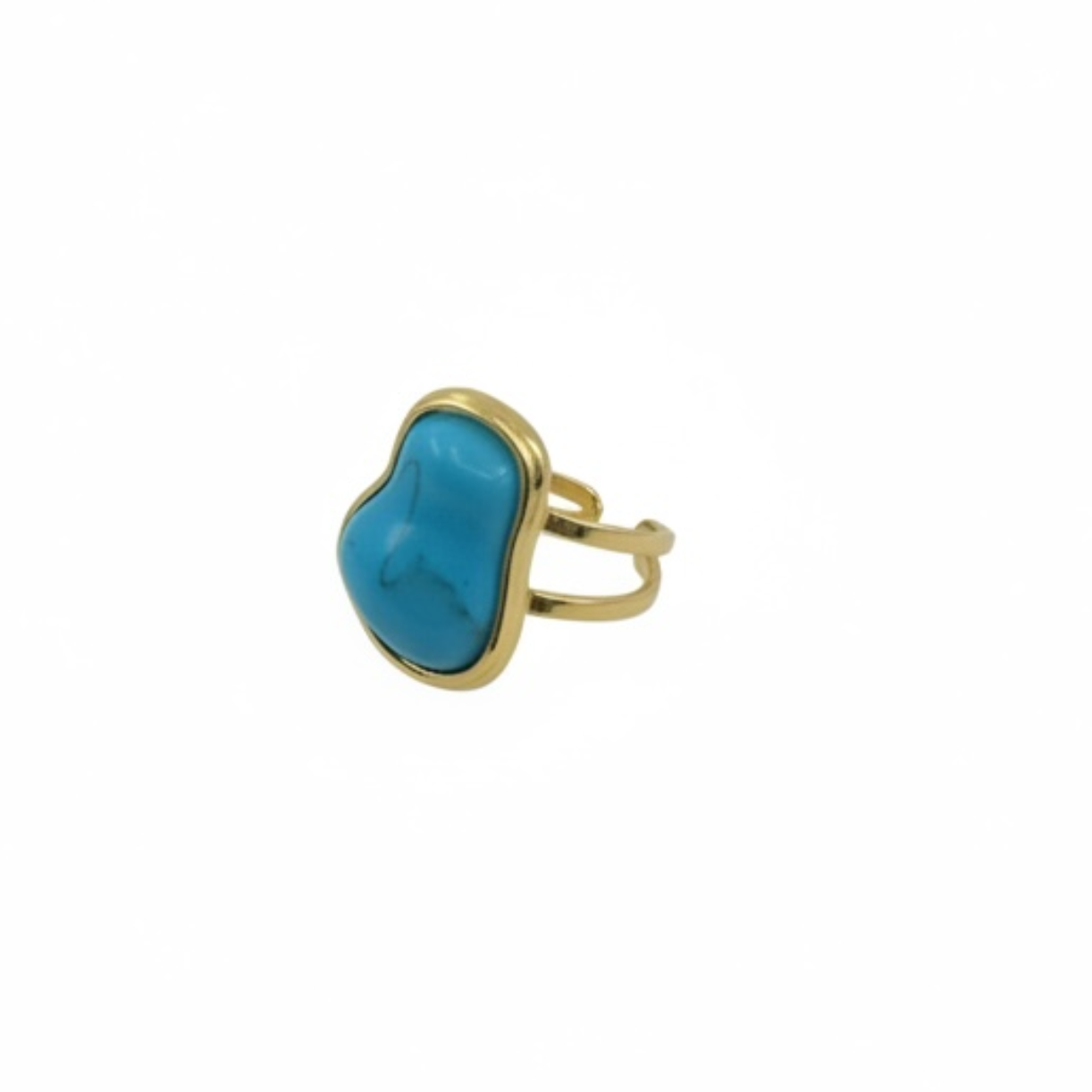 18k Gold Plated Adjustable Ring