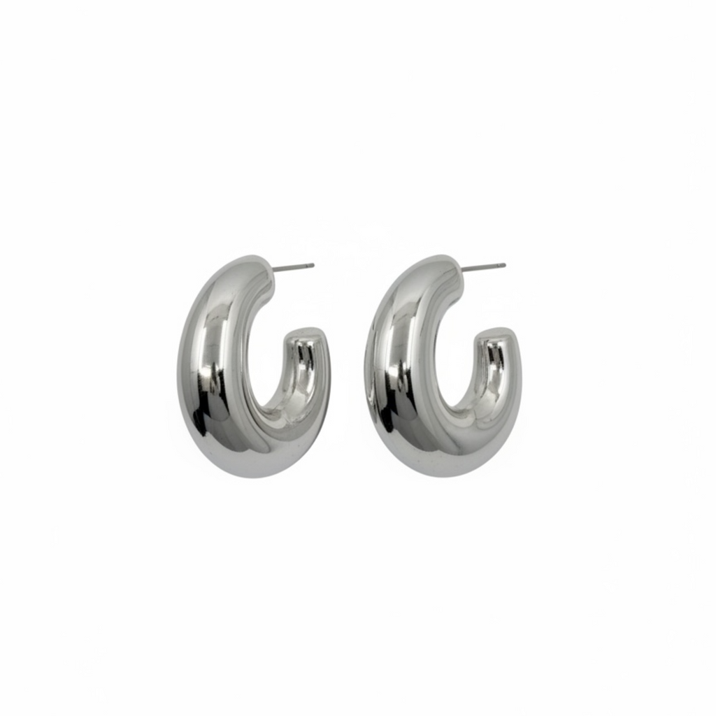 Vienna Oval Hoop Earrings