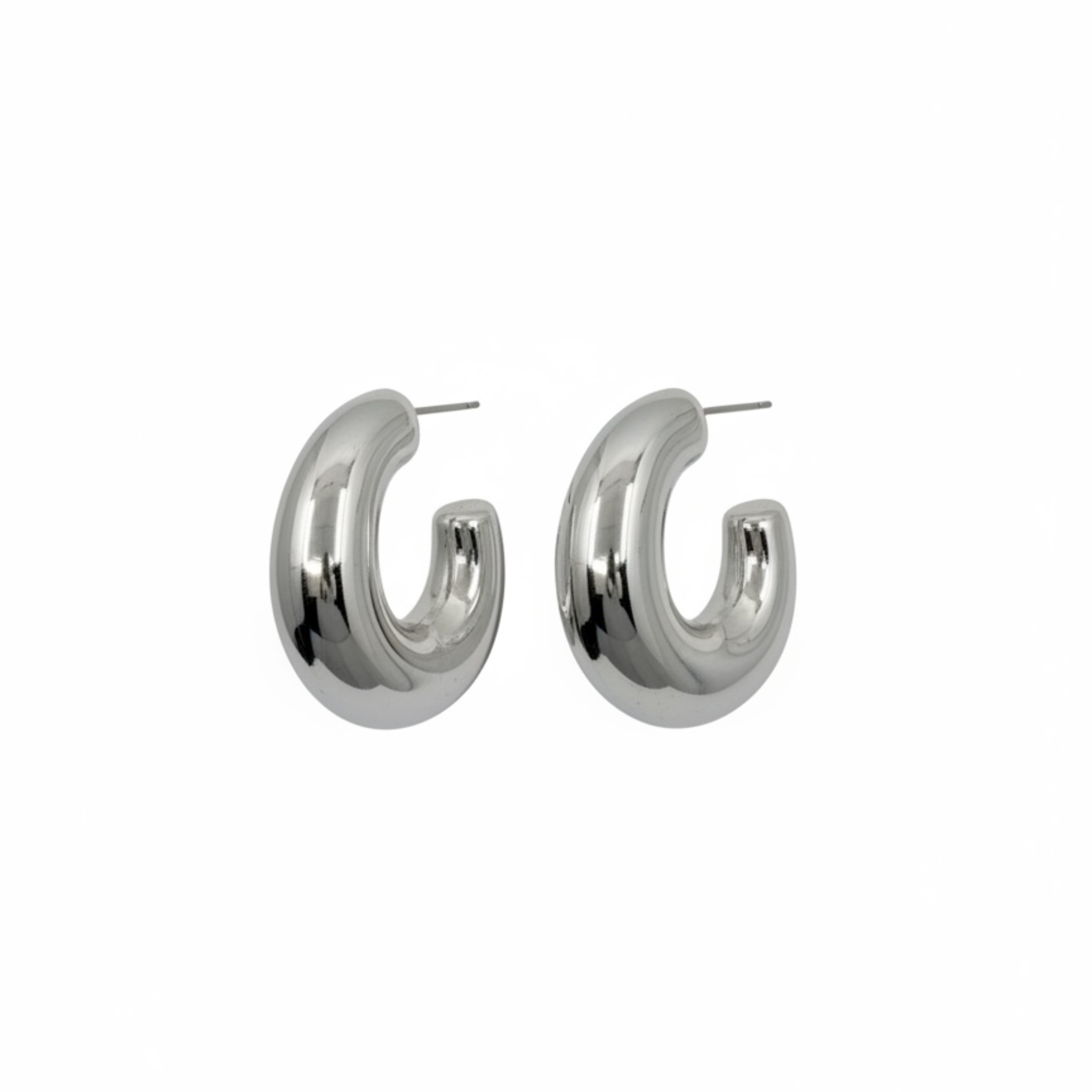 Vienna Oval Hoop Earrings