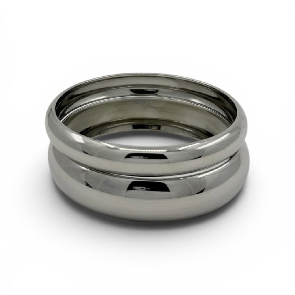 Stainless Steel Bangle Bracelet set