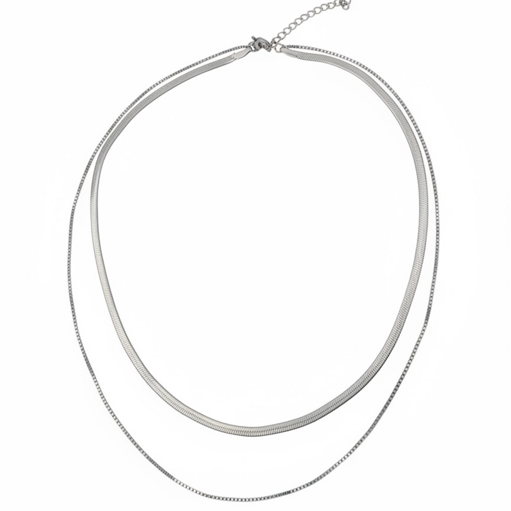 Stainless  Steel Layer Necklace
