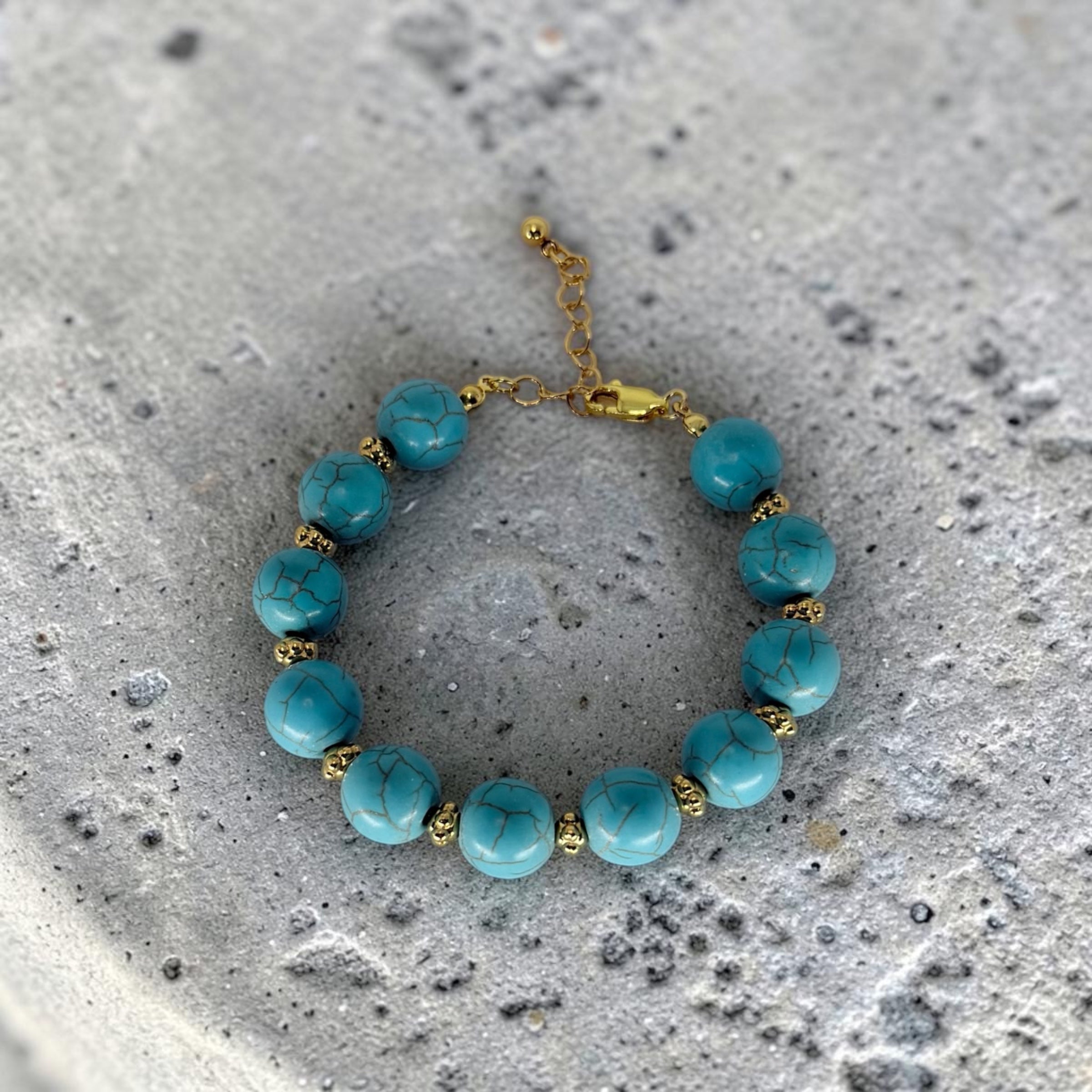 Marina Turquoise Beaded Bracelet