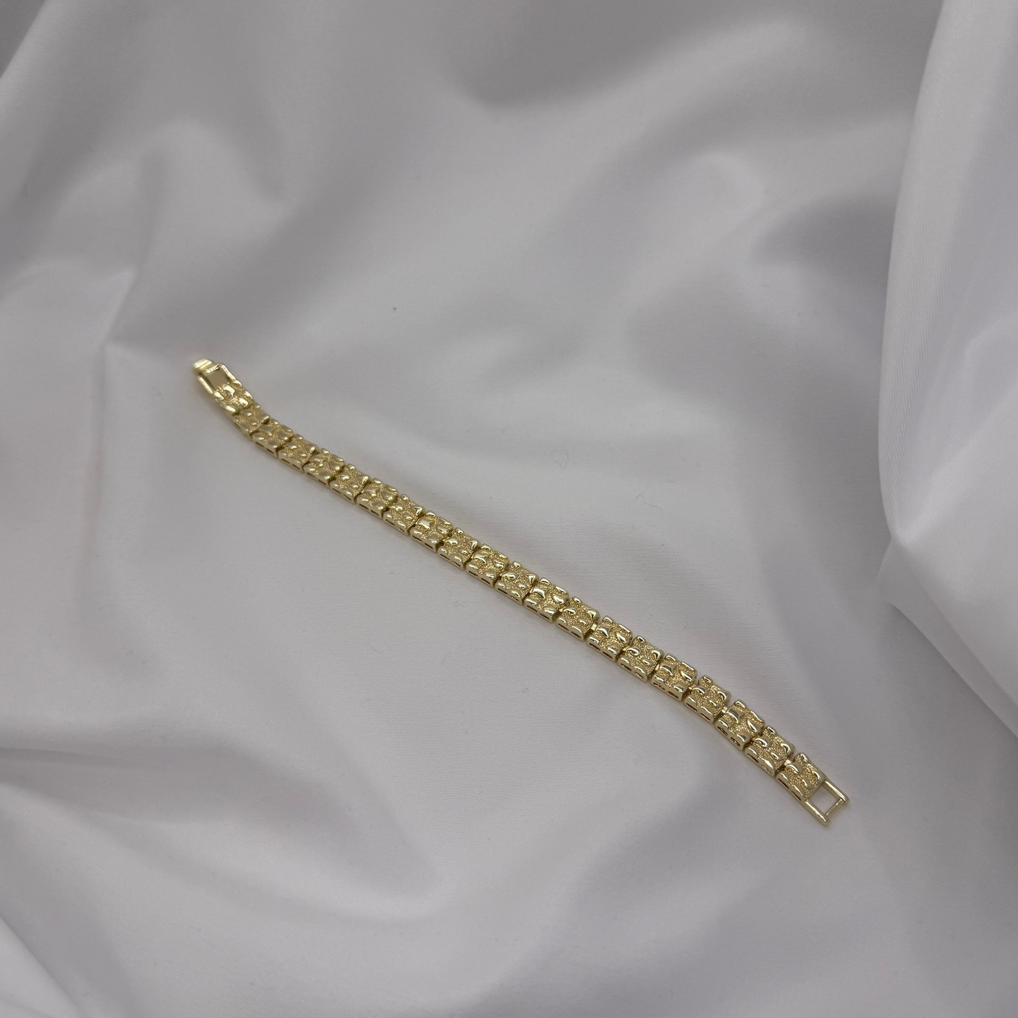 The Orion Nugget Bracelet 18k Gold Plated