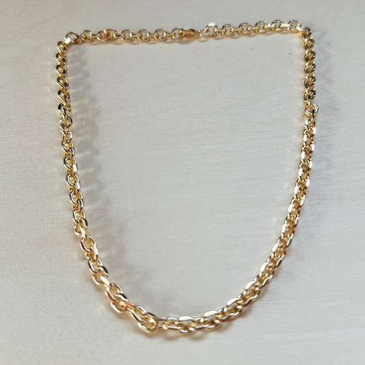 Tempo  Chain Necklace 18k Gold Plated - Brass