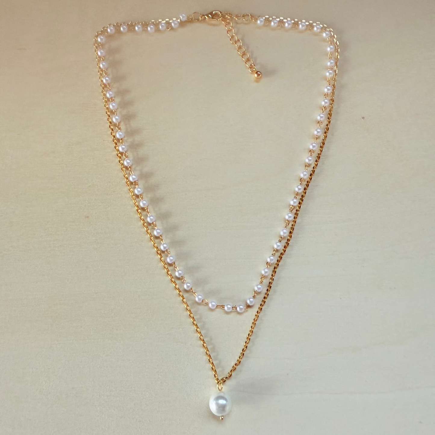 Luna Pearl  Necklace 18k Gold Plated