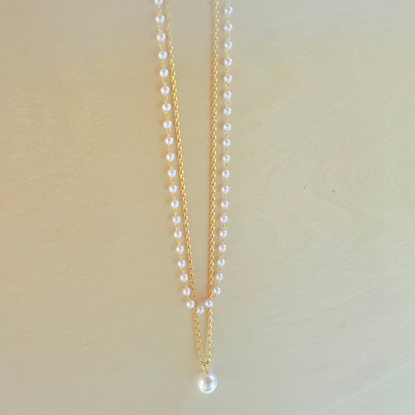 Luna Pearl  Necklace 18k Gold Plated