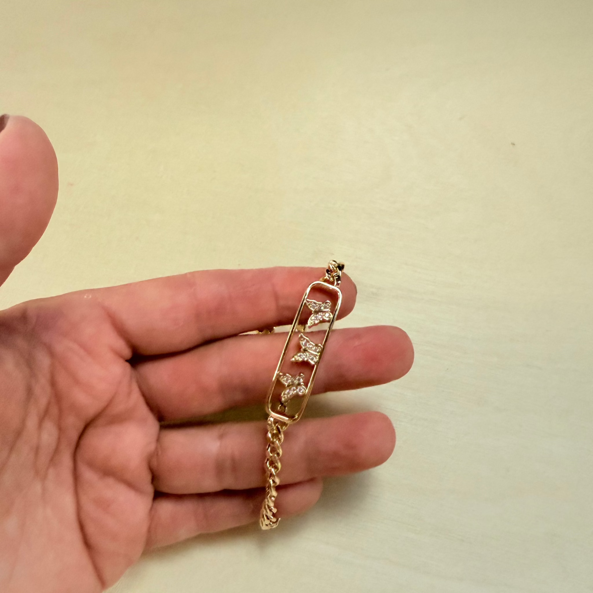 Butterfly  Bracelet 18k Gold - Plated