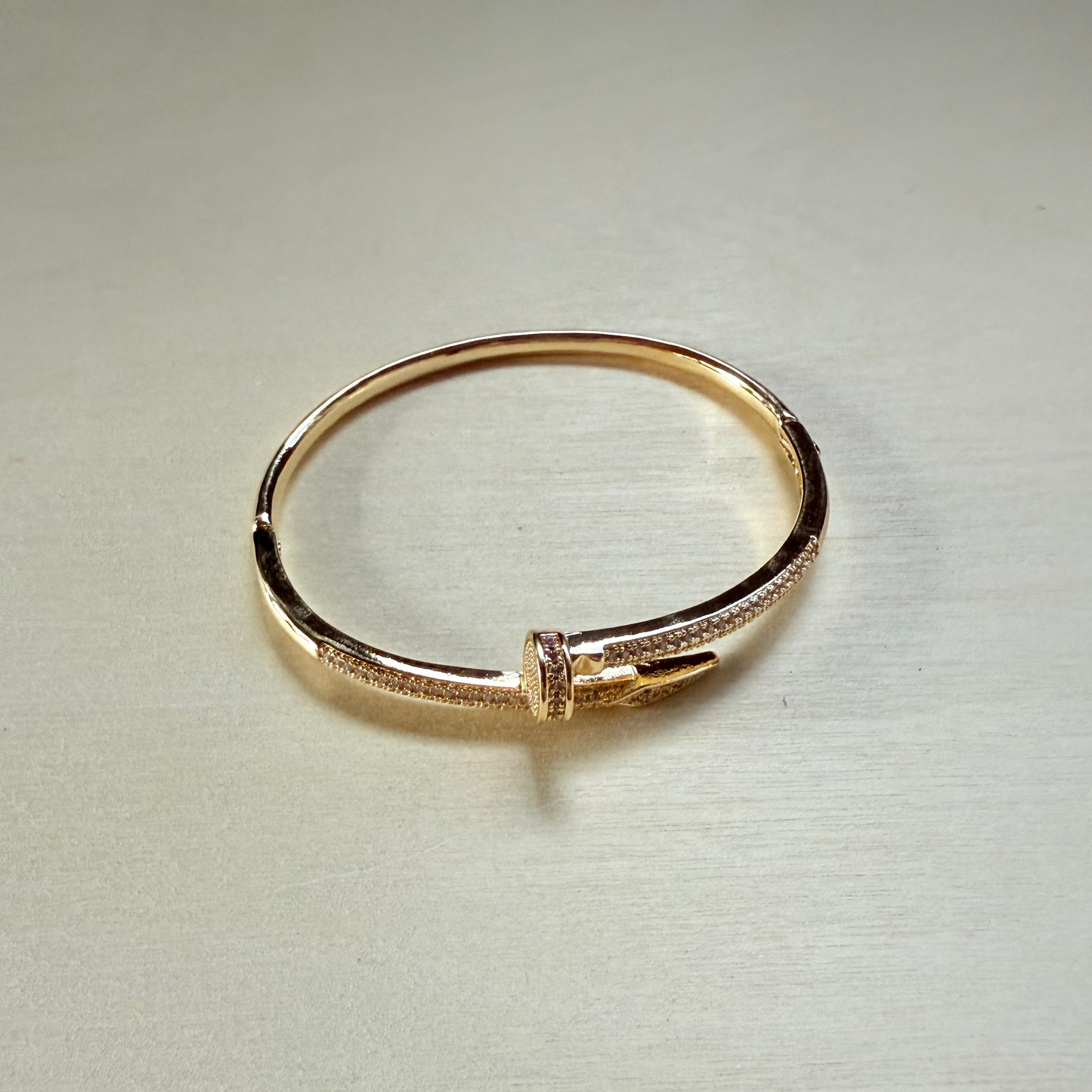 18k Luxe Nail Cuff Bracelet
