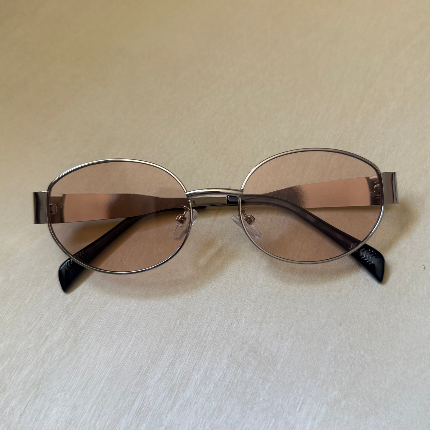 Boho Bloom Oval Metal Shades
