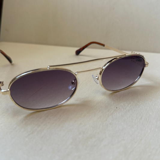 Daydream Oval Metal Sunglasses