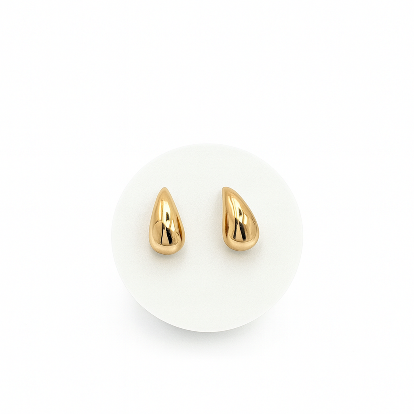 18k Rose Gold Drops Stud Earrings