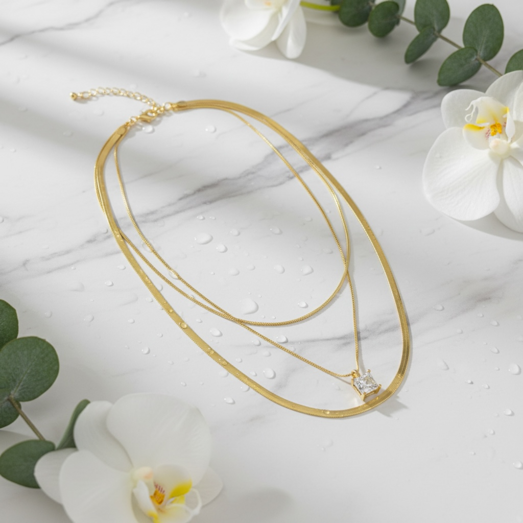 Organic Layer Necklace