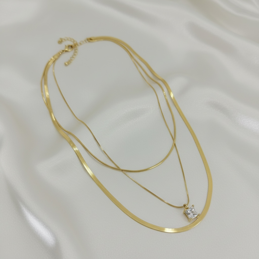Organic Layer Necklace
