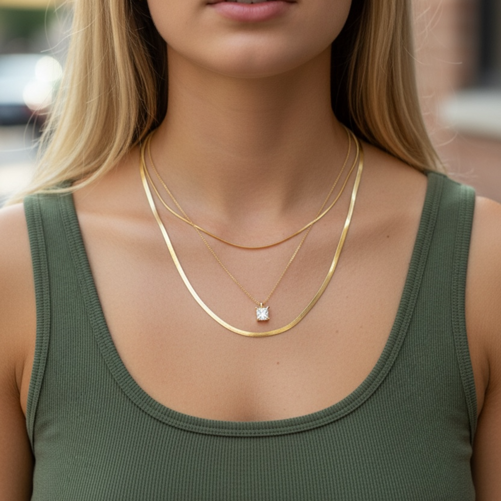 Organic Layer Necklace