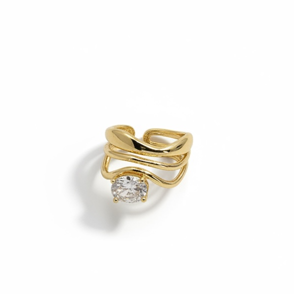 Layer Crystal Adjustable Ring