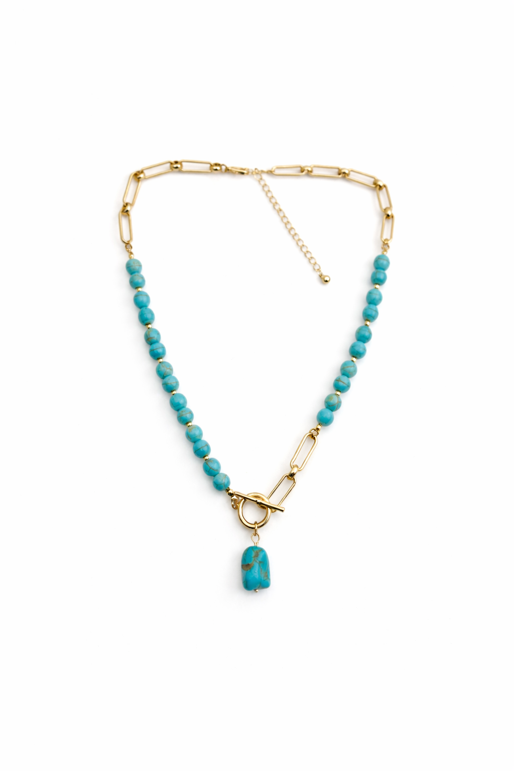 Beaded Turquoise Necklace