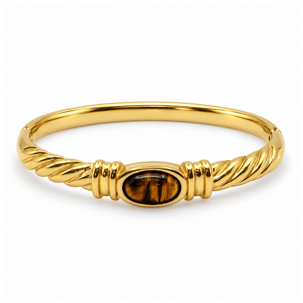 Vintage 18K Plated Cuff Bracelet
