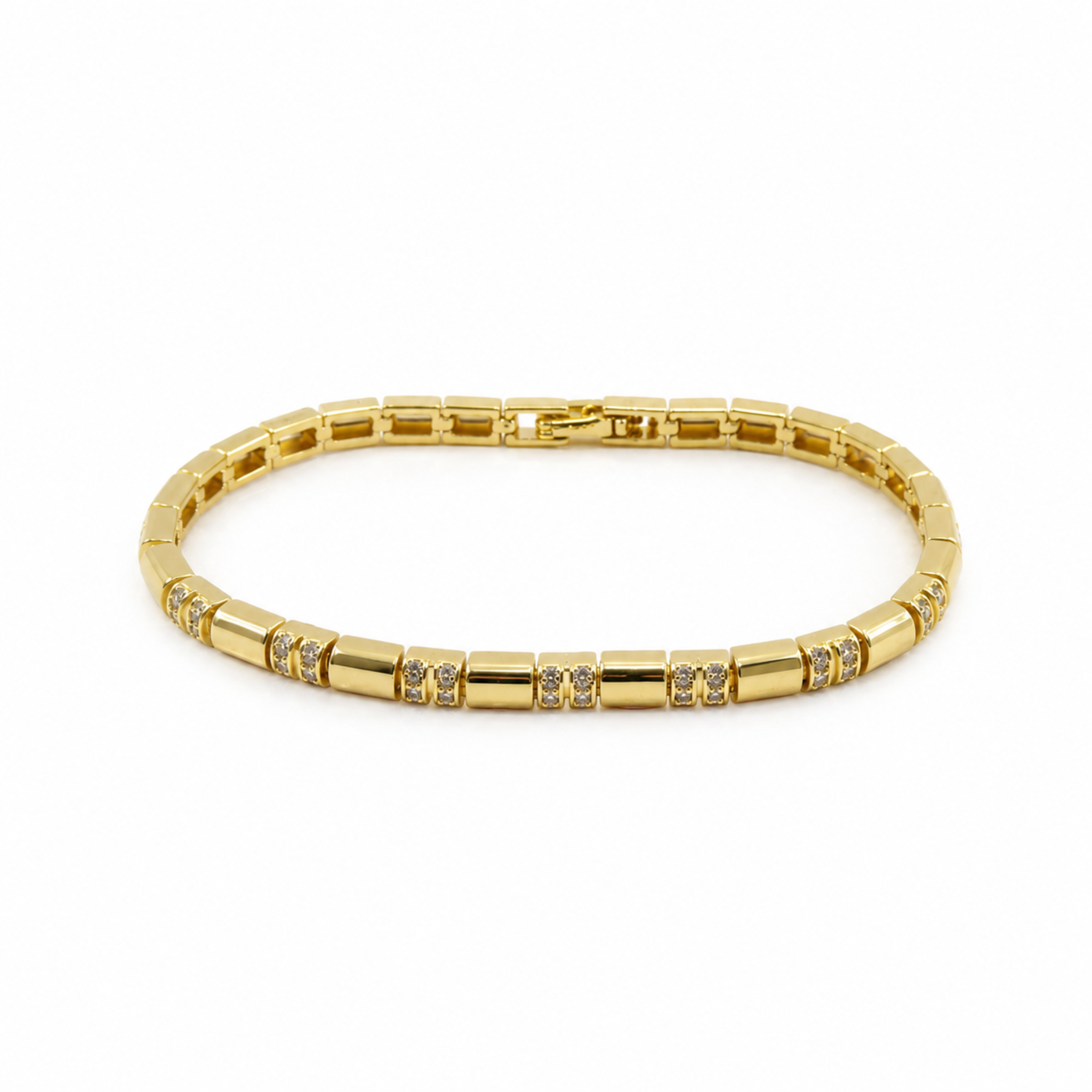 14K Gold plated over brass with sparkling accents