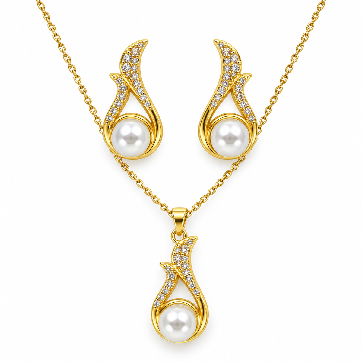 Minimalist Set Plated with 18K Gold Stainless Steel